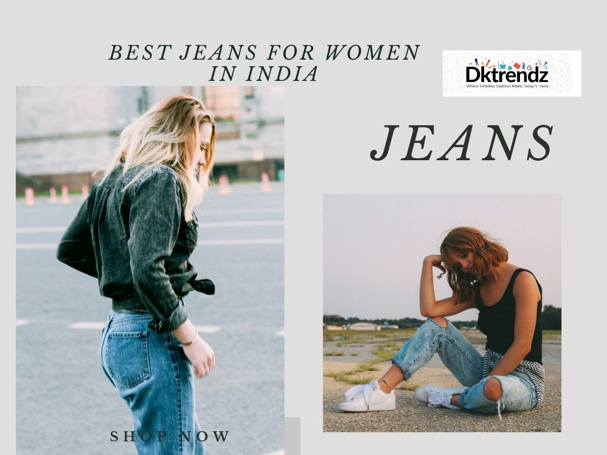Young women wearing stylish denim jeans – best jeans for women in India