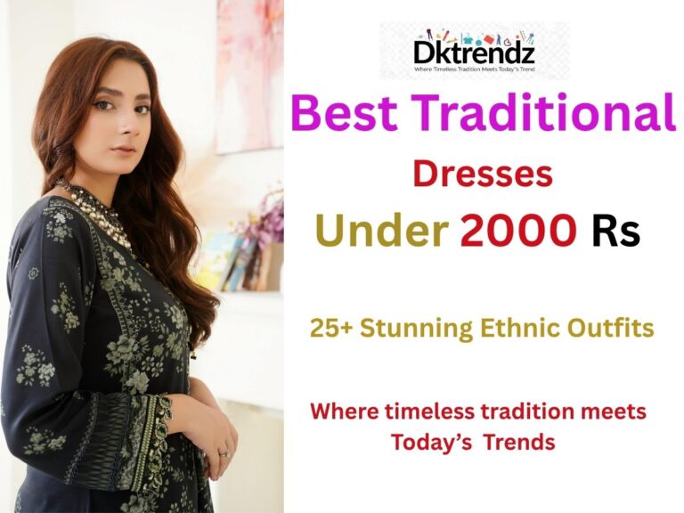 Woman wearing elegant traditional dress under 2000 rupees – stylish ethnic outfit for festive and casual occasions.